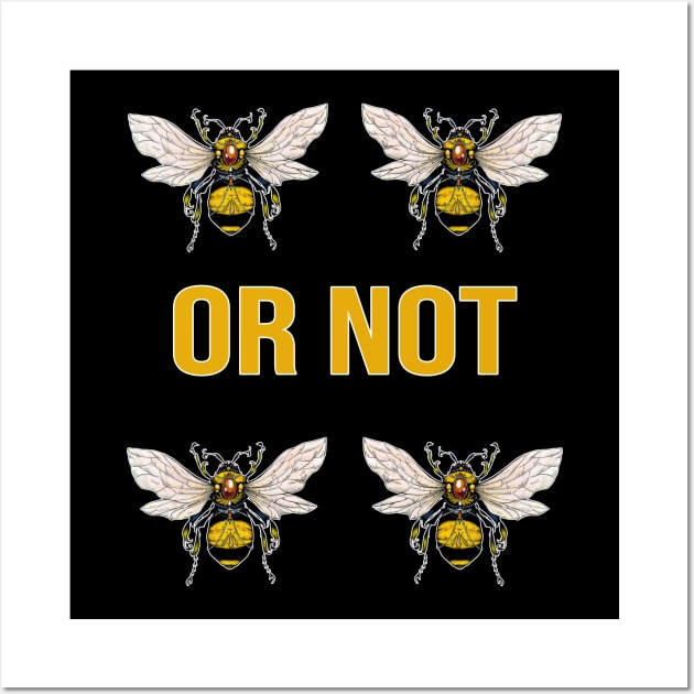 Two Bee Or Not Two Bee Cute T-Shirt for Girls Boys Wall Art by Kaileymahoney